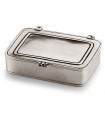 Italian Pewter Lidded Box