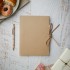 Beige Soft Leather Journal with Tie [Lined & Various Sizes]