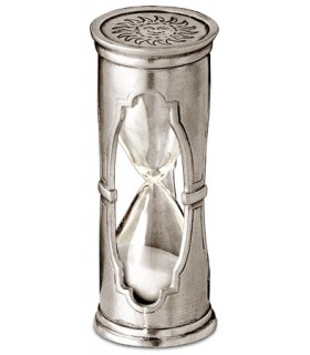 Italian Pewter Round Hourglass