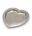 Italian Pewter Heart Tray