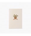 Hand Embossed Christmas Holly Card