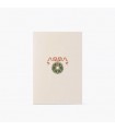 Hand Embossed Christmas Wreath (small) Card