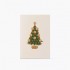 Hand Embossed Christmas Tree Card