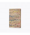 Marbled Edges Journal - Beige Peacock [Unlined &Various Sizes]