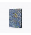 Marbled Edges Journal - Marine Blue Peacock [Unlined &Various Sizes]