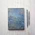 Marine Blue Peacock Marble Journal [Unlined & Various Sizes]