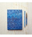 Royal Blue Marble Journal [Unlined & Various Sizes]