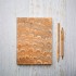 Orange Peacock Marble Journal [Unlined & Various Sizes]