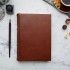 Traditional Brown Leather Journal [Unlined & Various sizes]